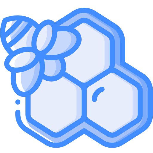 蜂 Basic Miscellany Blue icon