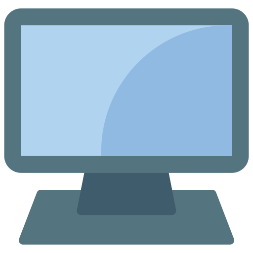 monitor Basic Miscellany Flat icono