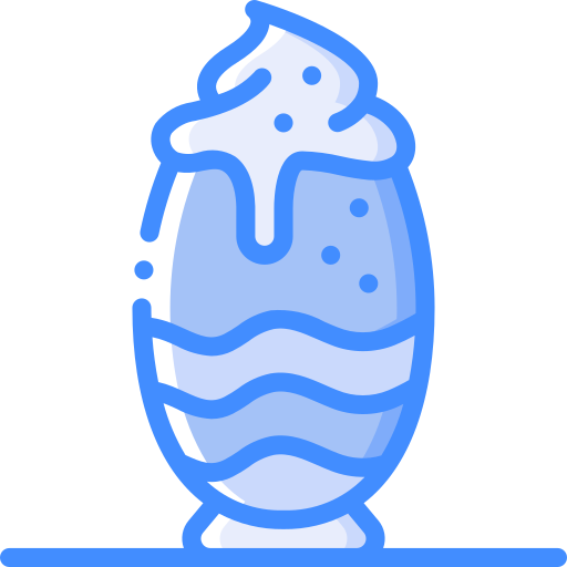 milkshake Basic Miscellany Blue icoon
