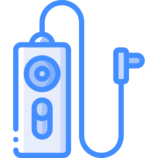 Remote Basic Miscellany Blue icon