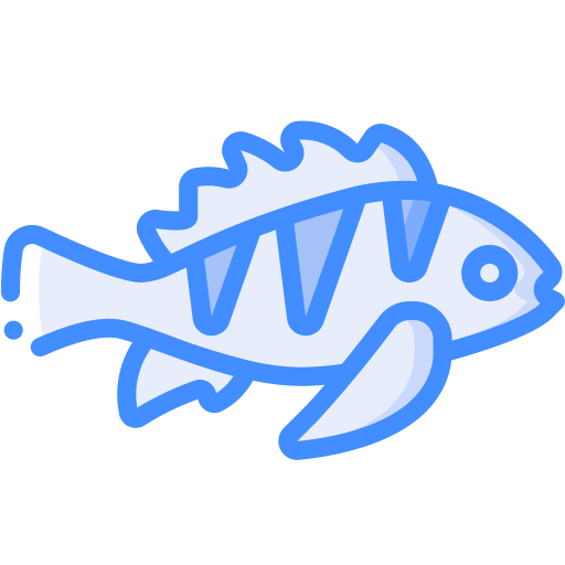 생선 Basic Miscellany Blue icon
