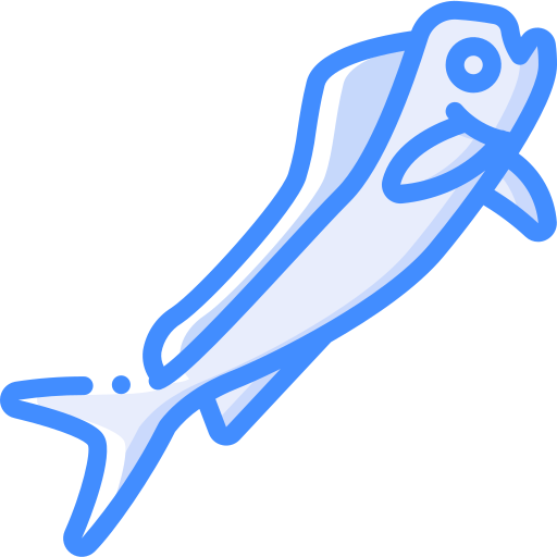 Bull dolphin Basic Miscellany Blue icon