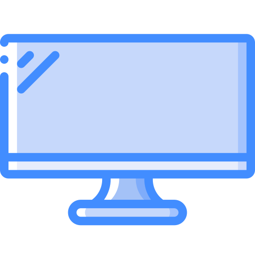 Monitor Basic Miscellany Blue icon