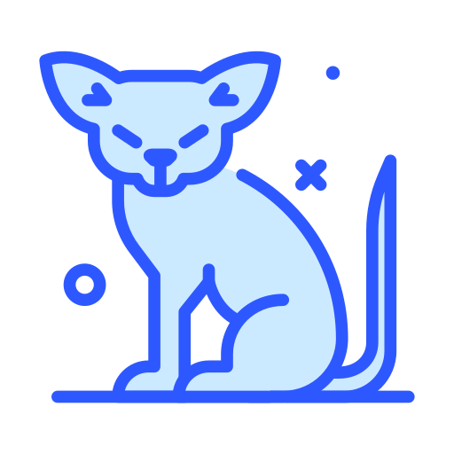 gato Darius Dan Blue Ícone