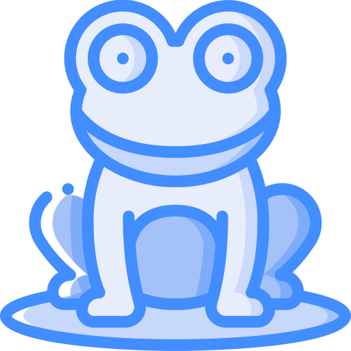 grenouille Basic Miscellany Blue Icône