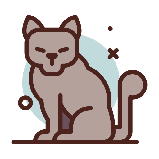 Cat Darius Dan Lineal Color icon