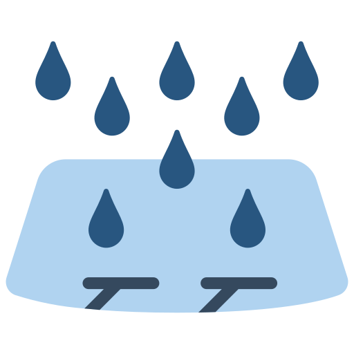 Дождь Basic Miscellany Flat иконка
