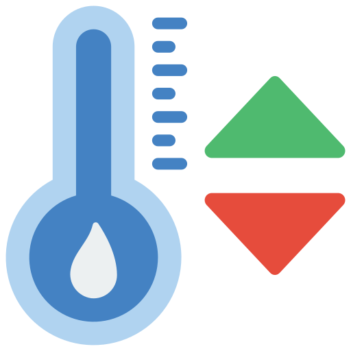 温度 Basic Miscellany Flat icon