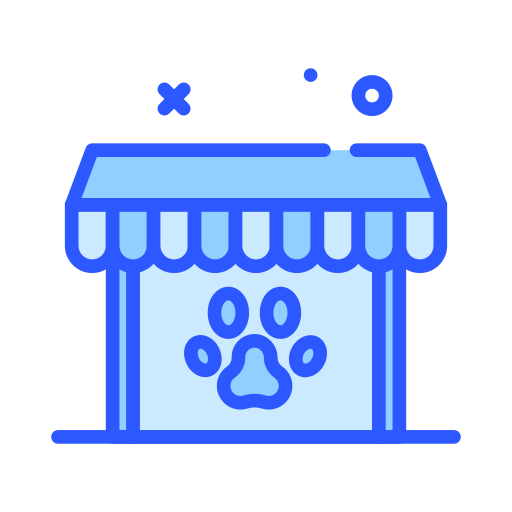 la tienda de animales Darius Dan Blue icono