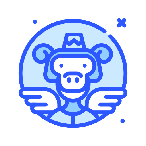 猿 Darius Dan Blue icon