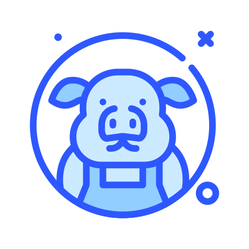 cerdo Darius Dan Blue icono
