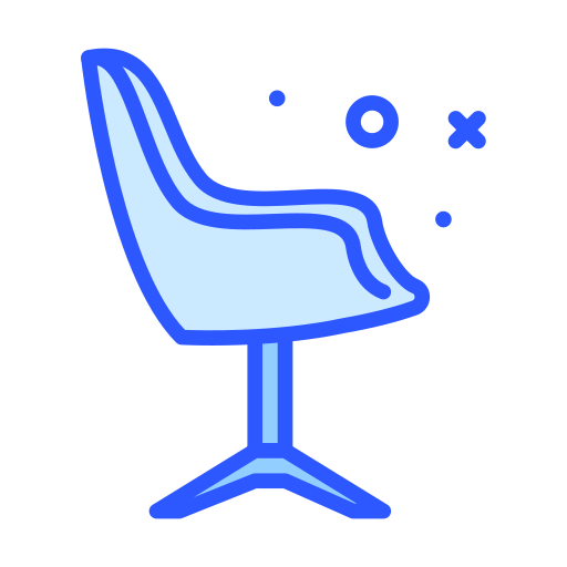 モダンな椅子 Darius Dan Blue icon