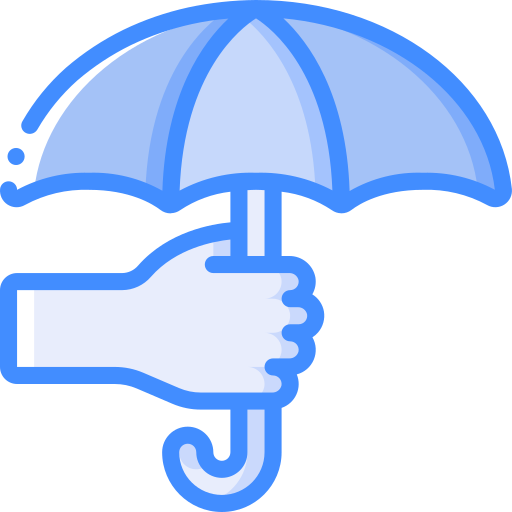 우산 Basic Miscellany Blue icon