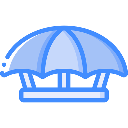 우산 Basic Miscellany Blue icon