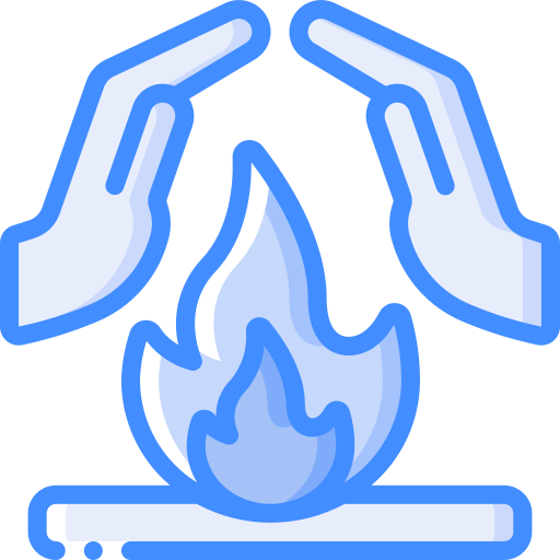火 Basic Miscellany Blue icon