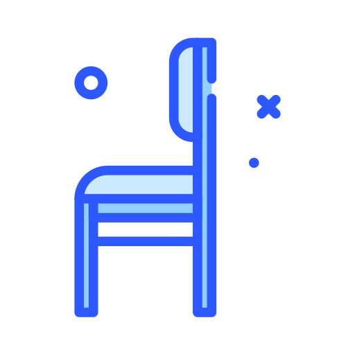 의자 Darius Dan Blue icon