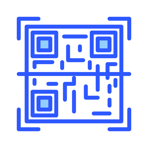 Qr code Darius Dan Blue icon
