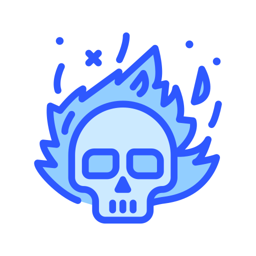 czaszka Darius Dan Blue ikona