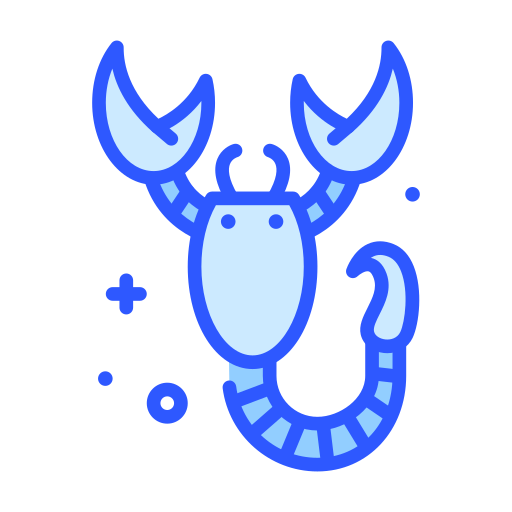 skorpion Darius Dan Blue ikona