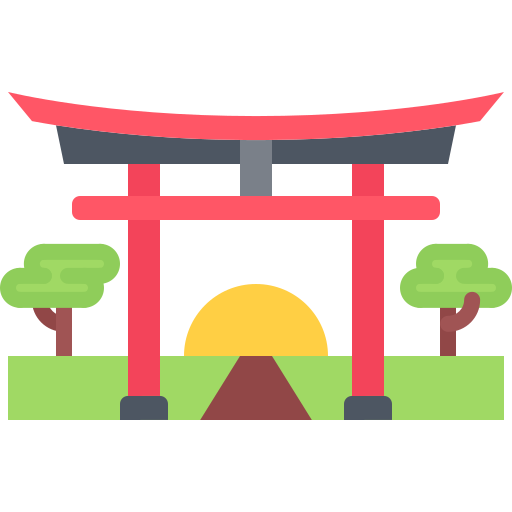 Gate Coloring Flat icon