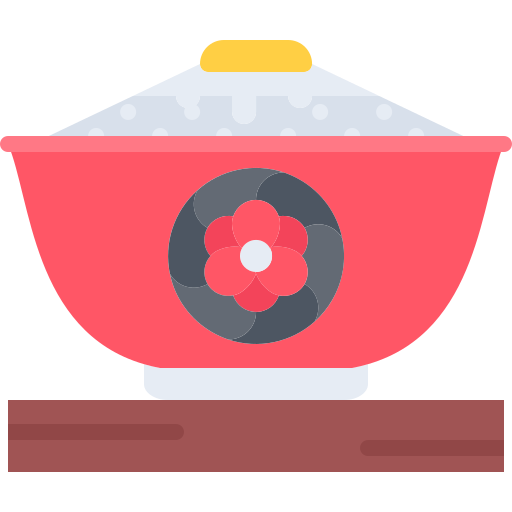 Rice Coloring Flat icon