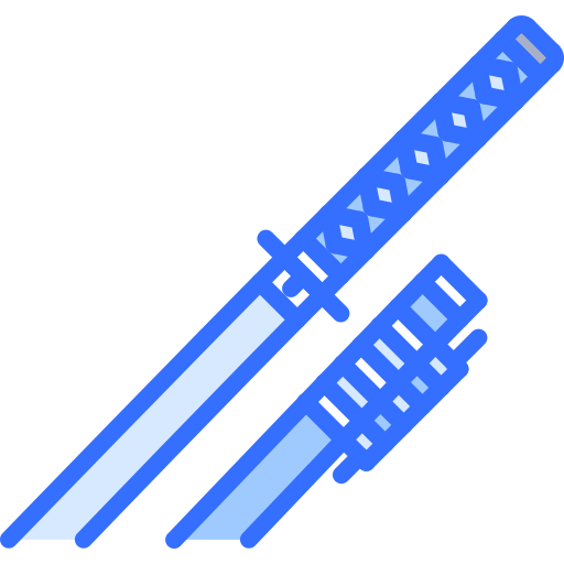カタナ Coloring Blue icon
