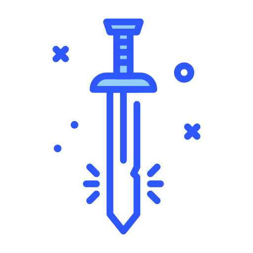 zwaard Darius Dan Blue icoon