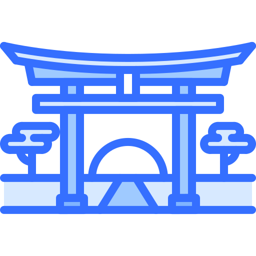 Gate Coloring Blue icon