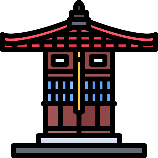 templo Coloring Color icono