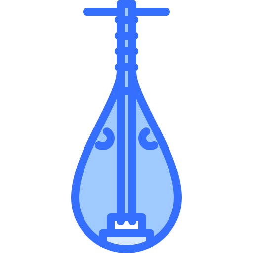 琵琶 Coloring Blue icon