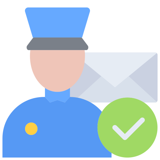 Customs Coloring Flat icon