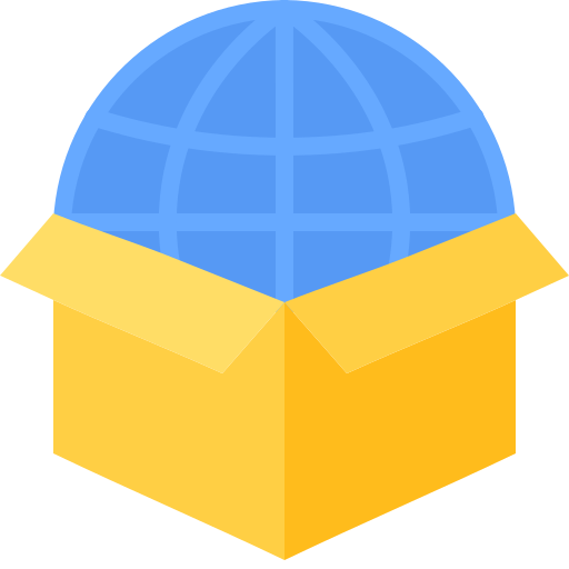 Box Coloring Flat icon