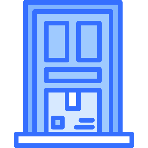 Box Coloring Blue icon