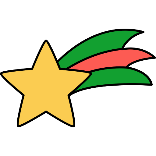 Christmas star Generic Thin Outline Color icon