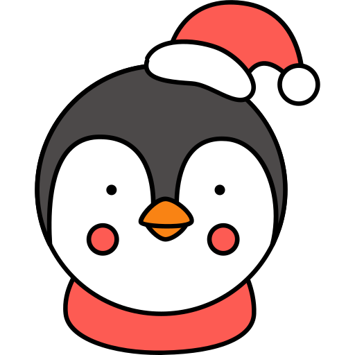 pinguïn Generic Thin Outline Color icoon