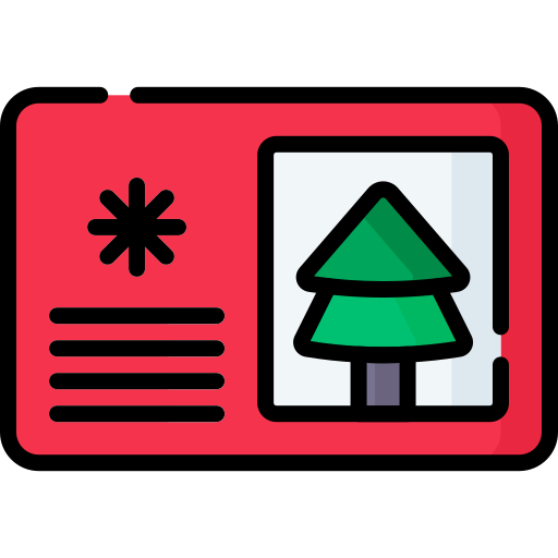 Christmas card Generic Outline Color icon