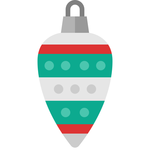 kerst versiering Generic Flat icoon