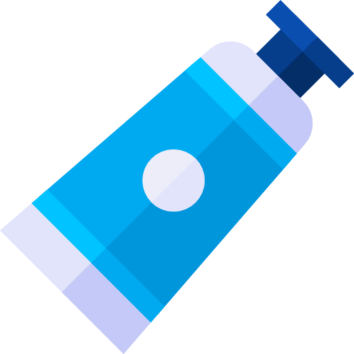 tubo de pintura Basic Straight Flat icono