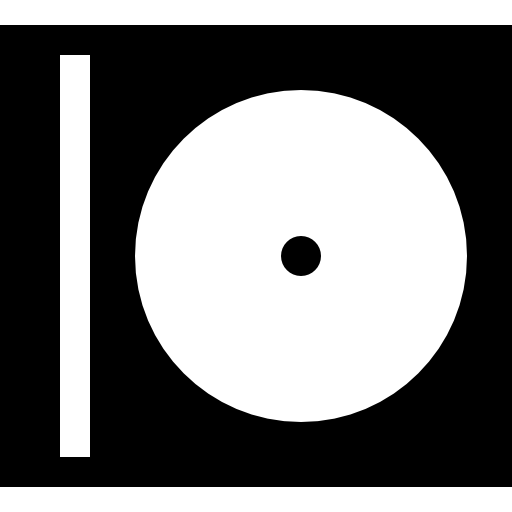 콤팩트 디스크 Basic Straight Filled icon