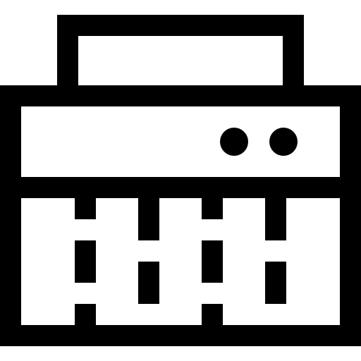 Shredder Basic Straight Lineal icon