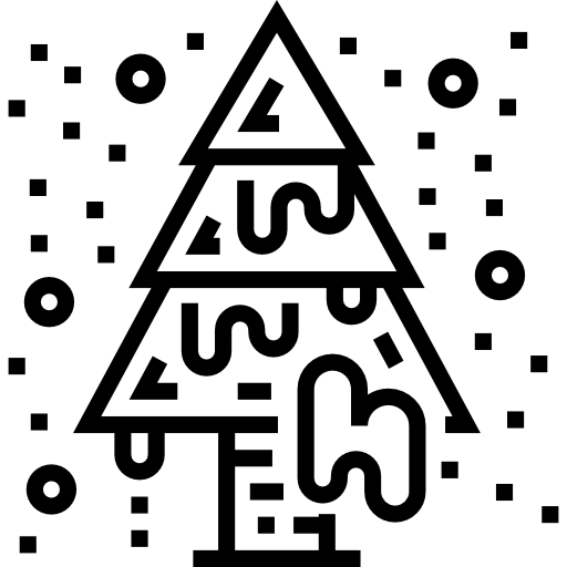 pijnboom Detailed Straight Lineal icoon
