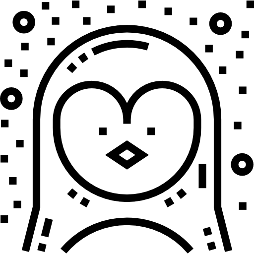 pingwin Detailed Straight Lineal ikona