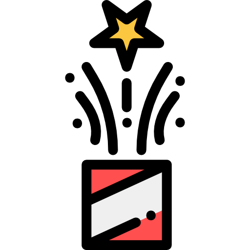 불꽃 Detailed Rounded Lineal color icon