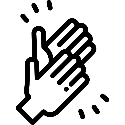 クラップ Detailed Rounded Lineal icon