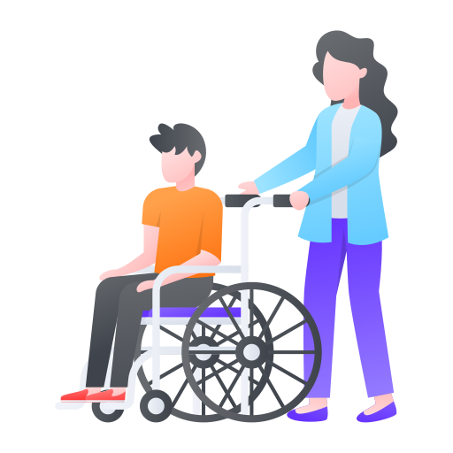 Disabled person Generic Flat Gradient icon