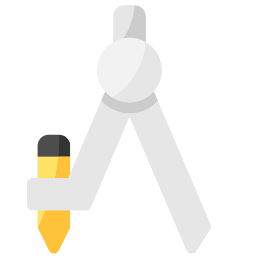 herramientas de geometría Generic Flat icono