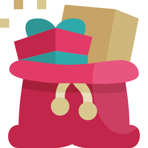 Мешок для подарков Generic Flat иконка