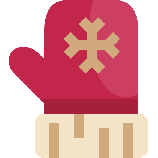 winter handschoenen Generic Flat icoon