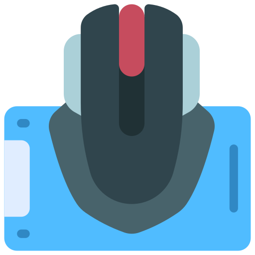 コンピューターのマウス Juicy Fish Flat icon