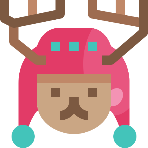 Рождественский олень Generic Flat иконка